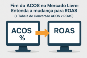 Fim do ACOS no Mercado Livre: Entenda a mudança para ROAS (+ Tabela de Conversão ACOS x ROAS)